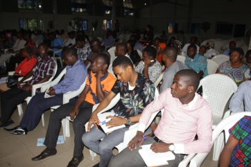 Pastor Isaac Olori interacts with the Youths of GEWC