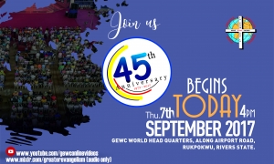 GEWC 45th Anniversary Celebration Begins Today